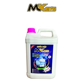 Nước giặt xả mken's 2in1 đậm đặc can 5kg