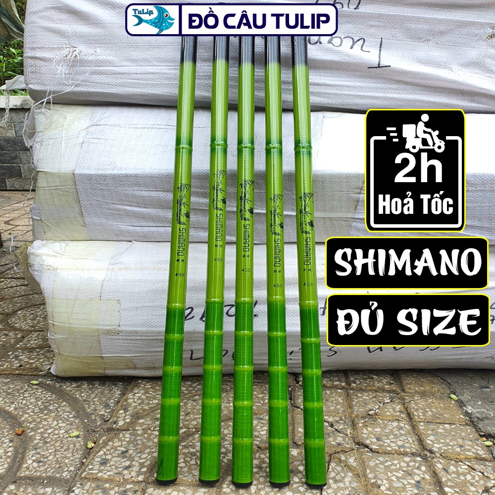 Cần Câu Tay Trúc Xanh Đủ SIZE - Cần Câu Tay SHIMANO  , Chất Liệu Cacbon -Đ𝗢̂̀𝗖𝗔̂𝗨373