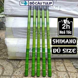 Cần câu tay trúc xanh đủ size - cần câu tay shimano , chất liệu cacbon -đ𝗢̂̀𝗖𝗔̂𝗨373