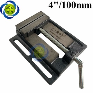 Ê tô bàn khoan 4 inch l+r+t hàm kẹp 100mm