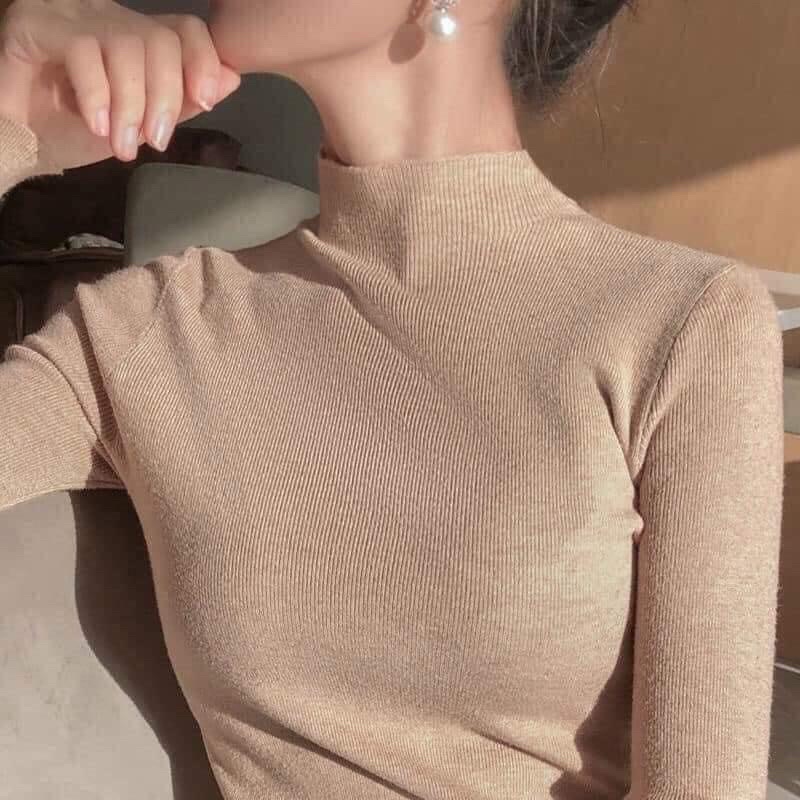 Áo len tăm quảng châu cổ 3 phân