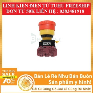 Nút dừng khẩn cấp idec yw1b-v4e01r 1nc 22mm hàng mới 100%