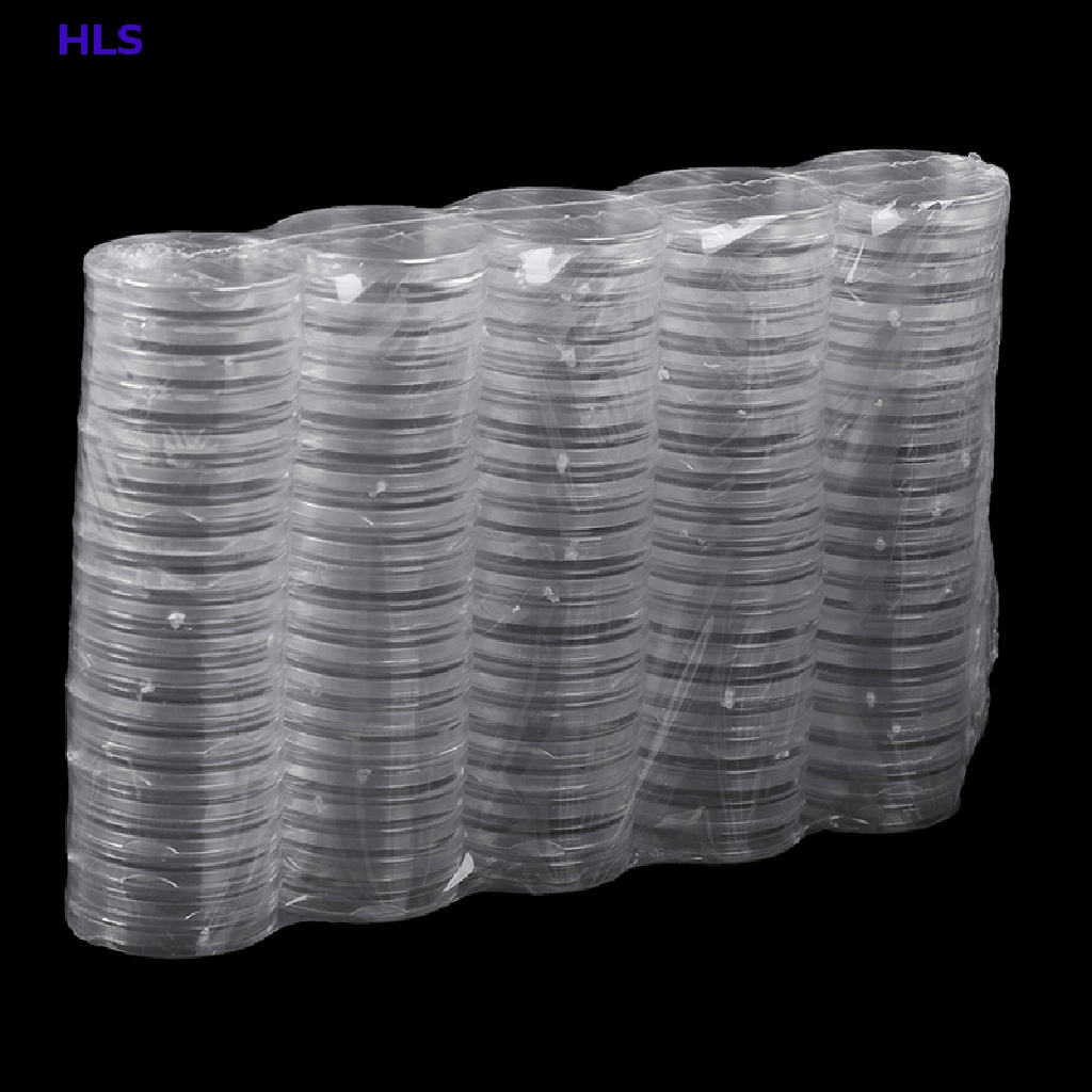 Set 100 Hộp Tròn 27mm Trưng Bày Tiền Xu Tiện Dụng Ốp