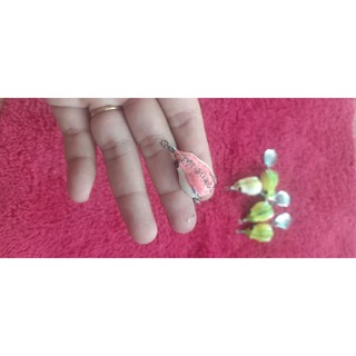 nhái hơi mini 3cm lưỡi độ thủ công