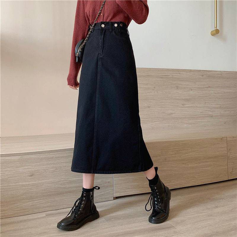 chân váy dài xẻ giữa nữ tính c15
