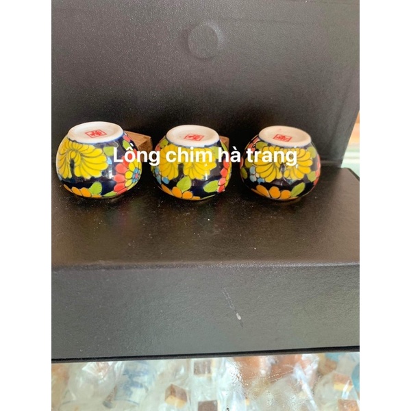 Cóng sứ hoa vẽ tay