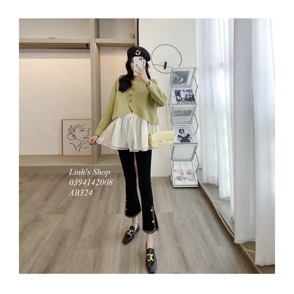 Áo Sơ Mi Vest Xinh AB324