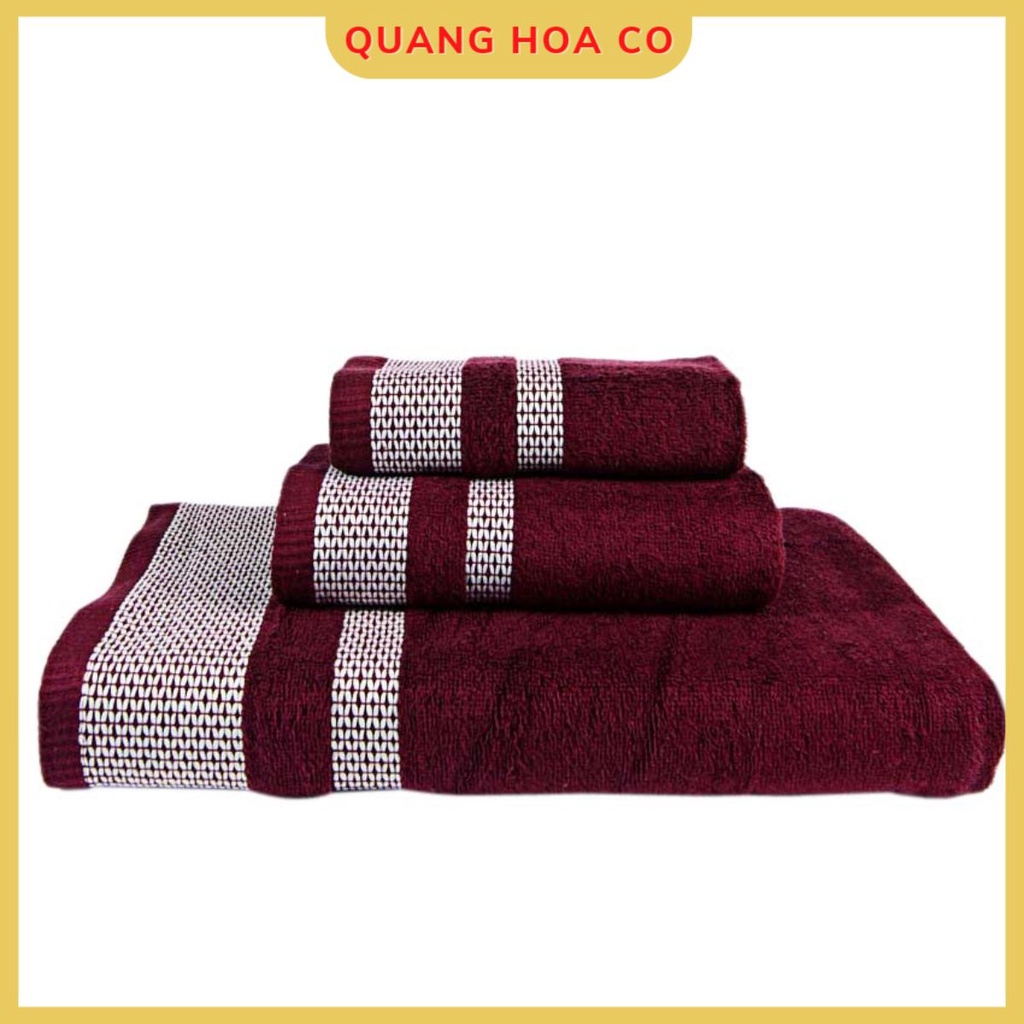 Khăn tay(Khăn tay cở vừa) Khăn Cao Cấp Mollis Chất Liệu Cottn 100% Thấm Hút Tốt HM1K kt 34x 50 cm