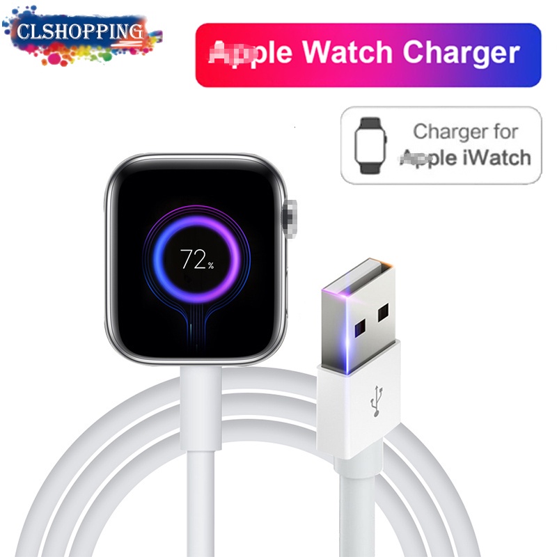 Portable Wireless Charger for A-p-p-le Watch 8 7 6 SE 5 4 Magnetic Charging Dock Station USB Charger Cable for i- Watch Series 3 2 1