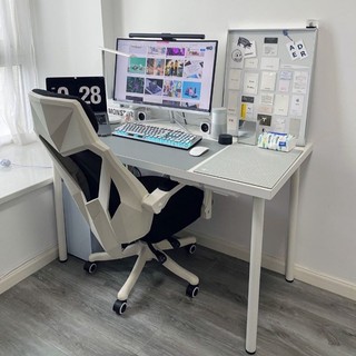 Bàn làm việc decor phòng ngủ, bàn học tập ikea cho góc setup