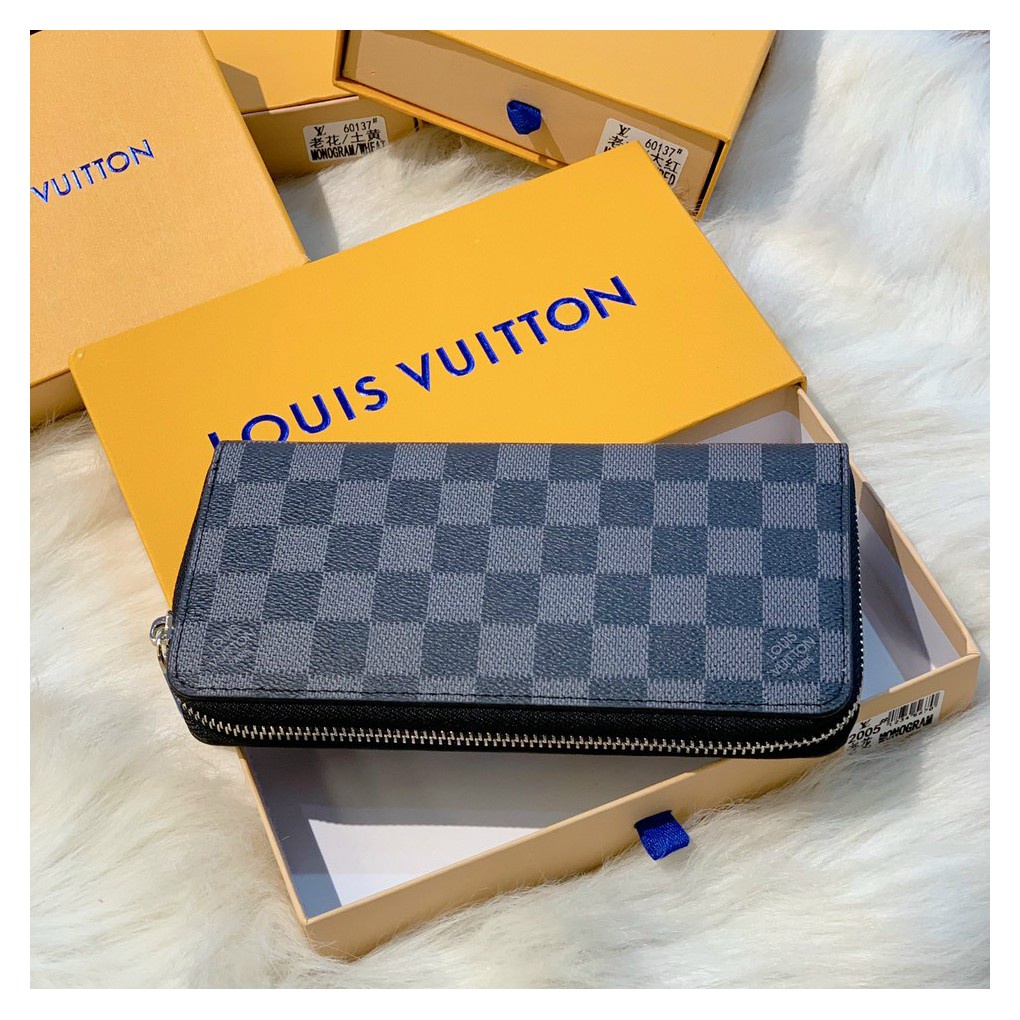 Hộp đựng ví cầm tay LV cao cấp kèm bill hãng đầy đủ