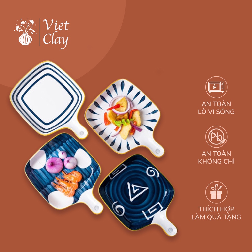 Bát Có Cán, Khay Nướng, Đĩa Gốm Sứ Cao Cấp, Phong Cách Nhật Bản, Decor Nhà Bếp và Bàn Ăn Đẹp