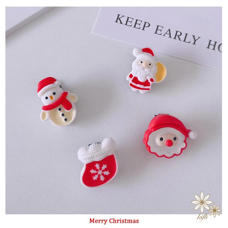 Găng Tay / Kẹp Tóc Hình Ông Già Noel / Người Tuyết Giáng Sinh Đáng Yêu
