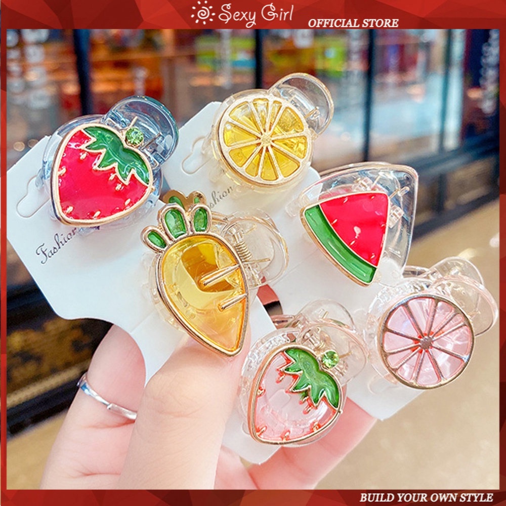 Kẹp Tóc Hình Trái Cây Dễ Thương Cho Nữ