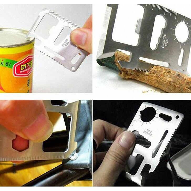 Outdoor camping tool cards Multifunctional EDC life-saving tools