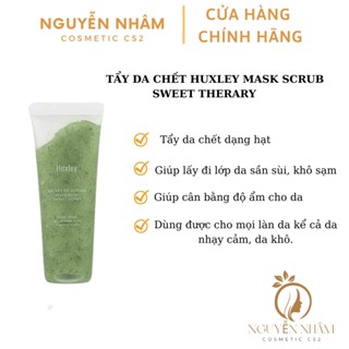 Tẩy Da Chết Huxley 💖FREESHIP💖 Tẩy da chết Huxley chiết xuất từ Xương rồng tươi và Dầu xương rồng hữu cơ ép tay