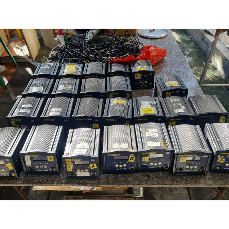 Máy trạm hàn QUICK 322+ màn hình LCD công suất 90w hàng công ti thanh lí