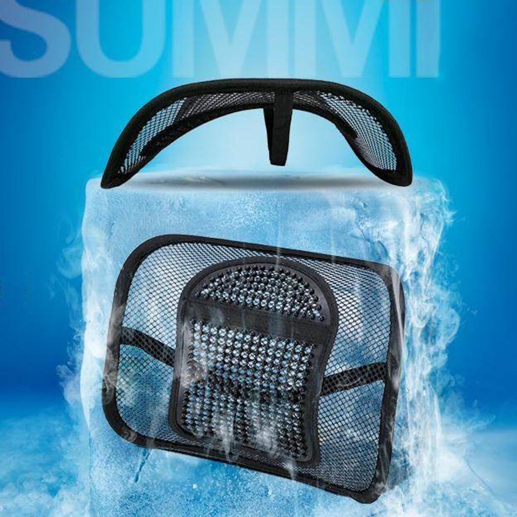 Đệm Lưới Thông Hơi Mát Xa Lưng Cho Ghế Ngồi Xe Hơi / Văn Phòng