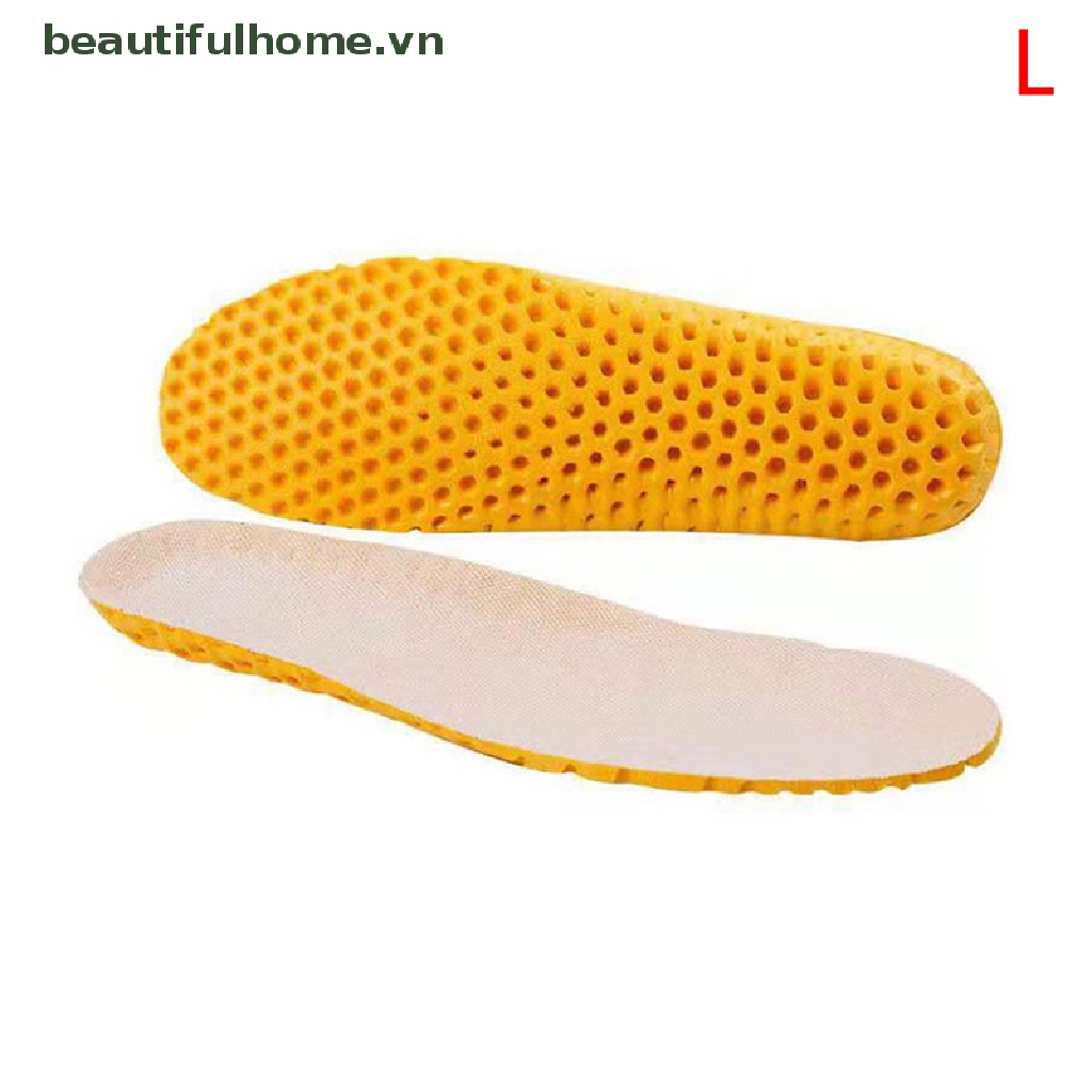 Bộ 2 Miếng Lót Giày Thể Thao Chỉnh Hình Bằng Cao Su Non Cho Nam &amp; Nữ