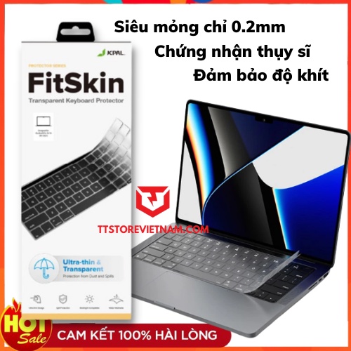 Phủ Phím Jcpal Cho Macbook Loại Mới ( Đủ Dòng )