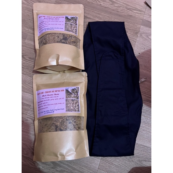 Muối chườm bụng sau sinh
