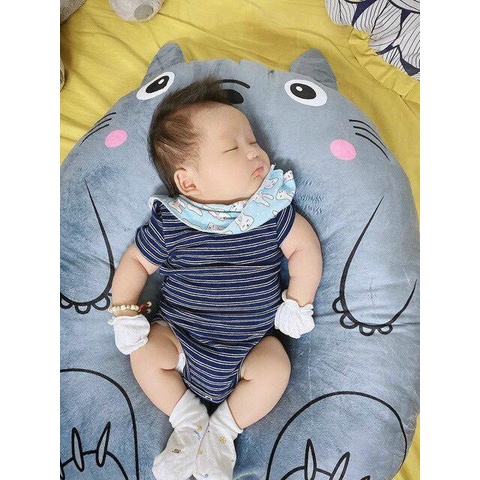 Gối chống chào ngược hình thú an toàn cho bé chất liệu 100% bông gòn tự nhiê- Thingkids