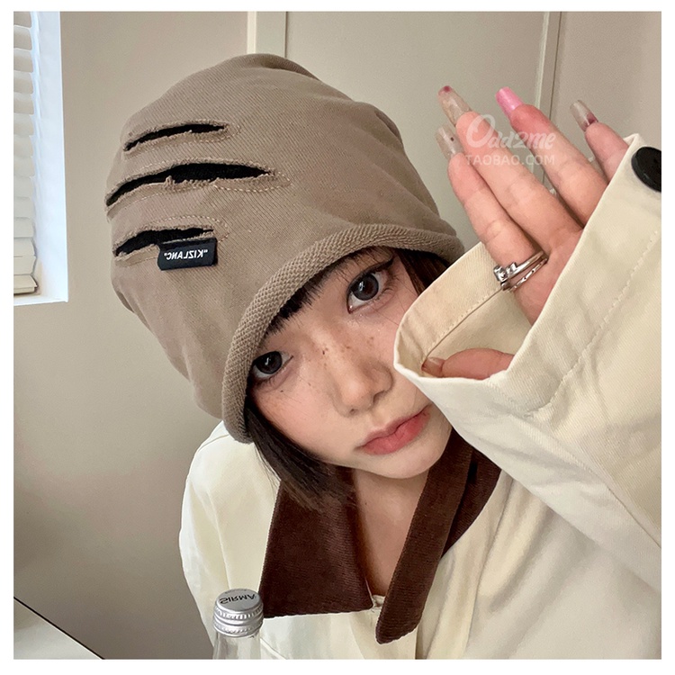 Mũ Turban Thiết Kế Lỗ Thời Trang Cho Nữ