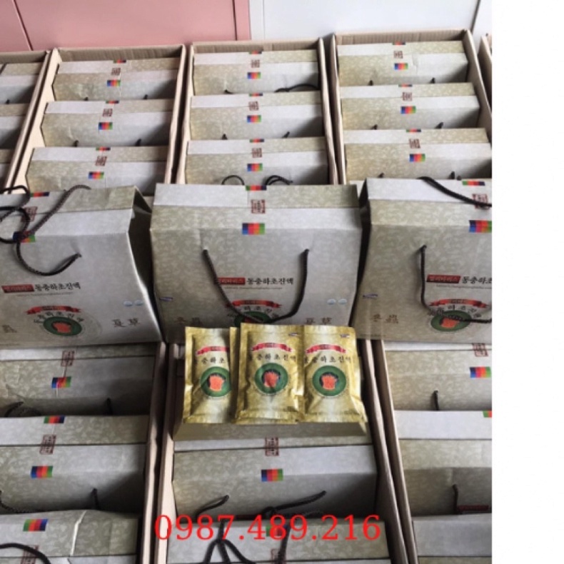 Nước Đông Trùng Hạ Thảo Hàn Quốc 30 Gói [ Hàng Mới Về ]