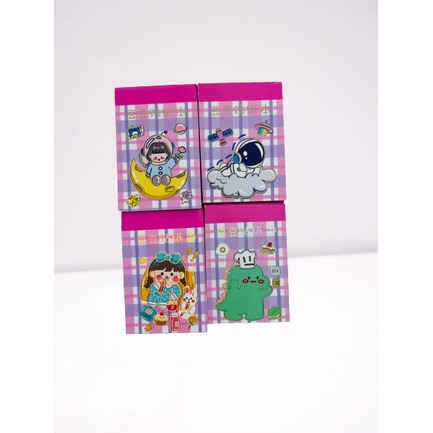 Sổ mini sticker siêu dễ thương trang trí dán nhãn, sổ lưu niệm