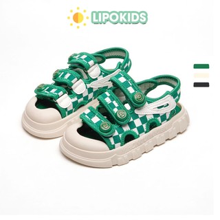 Giày sandal quai hậu bé trai đi học đi biển chống trơn trượt Xăng đan cho bé DB096