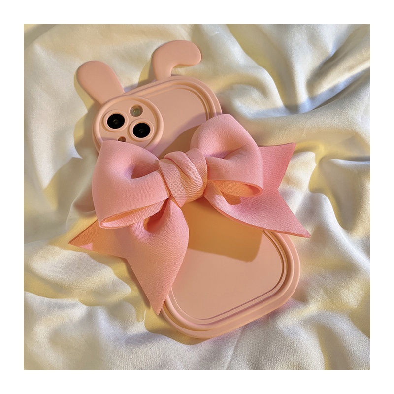 Ốp Điện Thoại Hình Tai Thỏ Dễ Thương Cho IPhone 14 14Pro 14ProMax 13 13Pro 13ProMax 12 12Pro 12ProMax 11 11Pro 11ProMax XSMax XR X XS