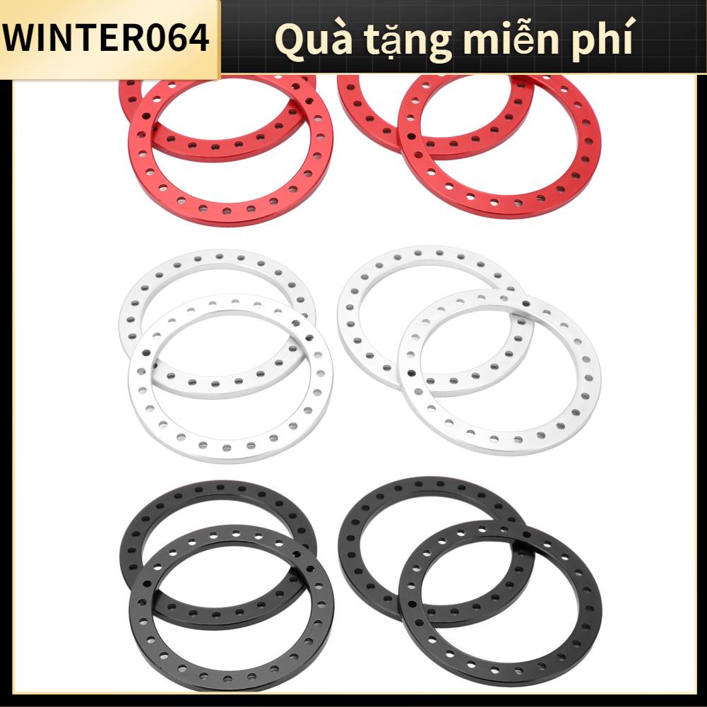 Winter064 4 cái Bánh xe bên ngoài Vòng hạt nhân bằng nhôm hợp kim Vành vòng cho Trung tâm bánh VP 1.9 inch