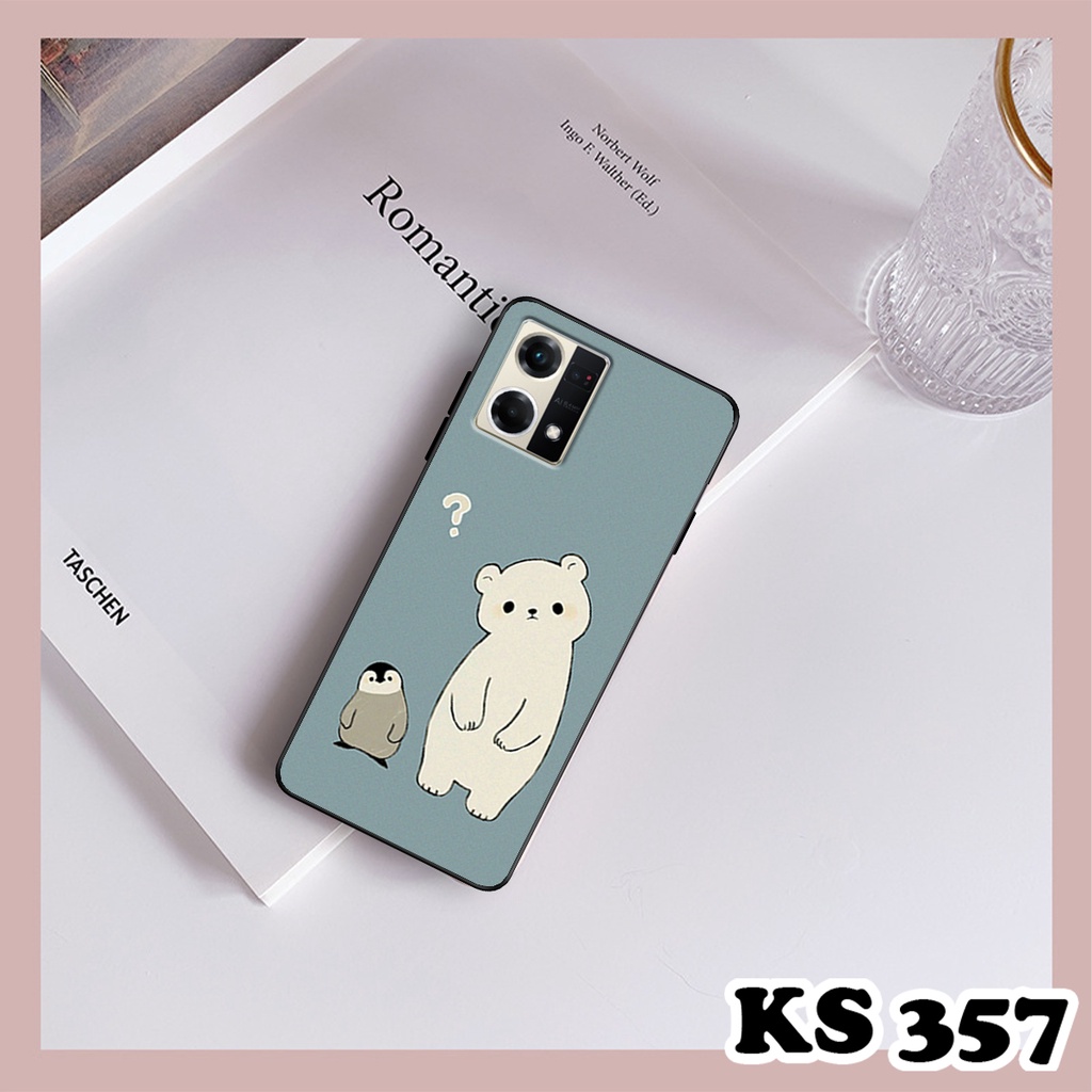 Ốp Lưng Oppo Reno 8 - Reno 8 5G - Reno 8Z 5G - Reno 8 Pro 5G - Ốp in hình Cat&amp;Bear đáng yêu - Chất liệu TPU siêu bền