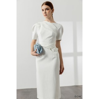 Váy bút chì xếp nơ eo D.CHIC MS: 2813215