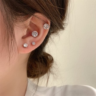 Bông tai nam châm đính đá không cần bấm lỗ xinh xắn dành cho nữ