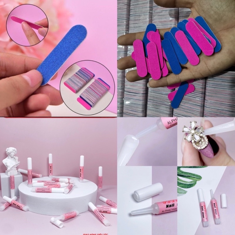 SÉT 10 lọ KEO GẮN MÓNG MINI SIÊU TIỆN LỢI nail box 2g, KEO GẮN MÓNG, Phụ kiện nail giá rẻ