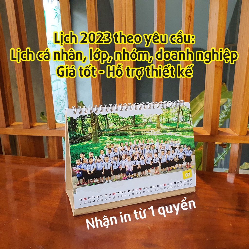 Lịch để bàn 2023 In Ảnh theo yêu cầu 💗 Quà tặng độc đáo 💗