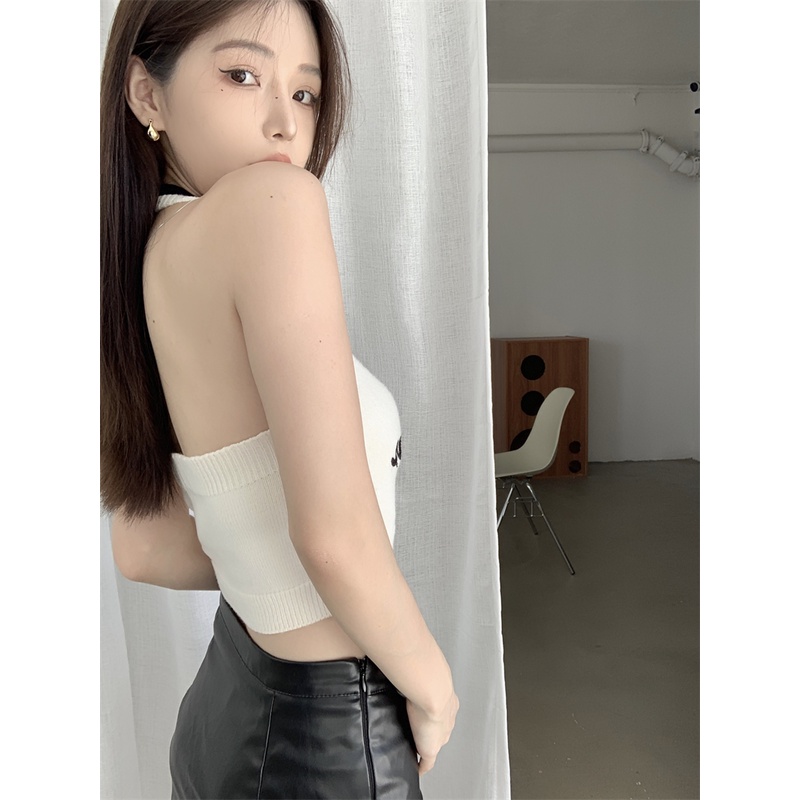 Set Áo Thun Dài Tay Cổ Chữ V + Áo Khoác Không Tay + Chân Váy Tua Rua Thời Trang Nữ