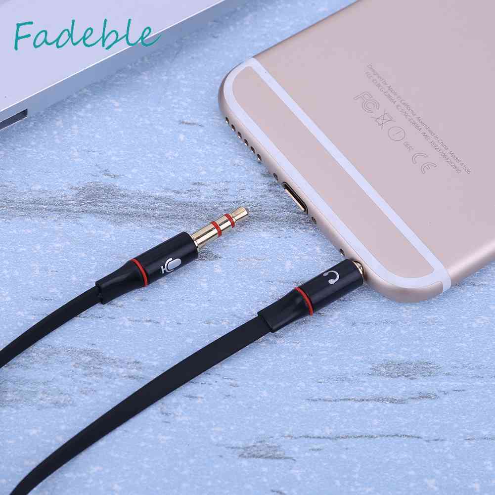 Cáp ChuyểN ĐổI Âm Thanh Chia HìNh Chữ Y 1 Lỗ CắM Sang ĐầU CắM 3.5mm