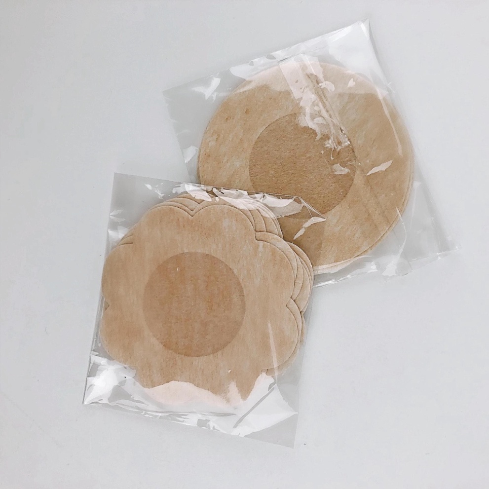 Hộp miếng dán nhũ hoa, miếng dán ti giấy,miếng dán ngực, miếng dán che đầu ti nhũ hoa dùng 1 lần siêu dính [Leo B