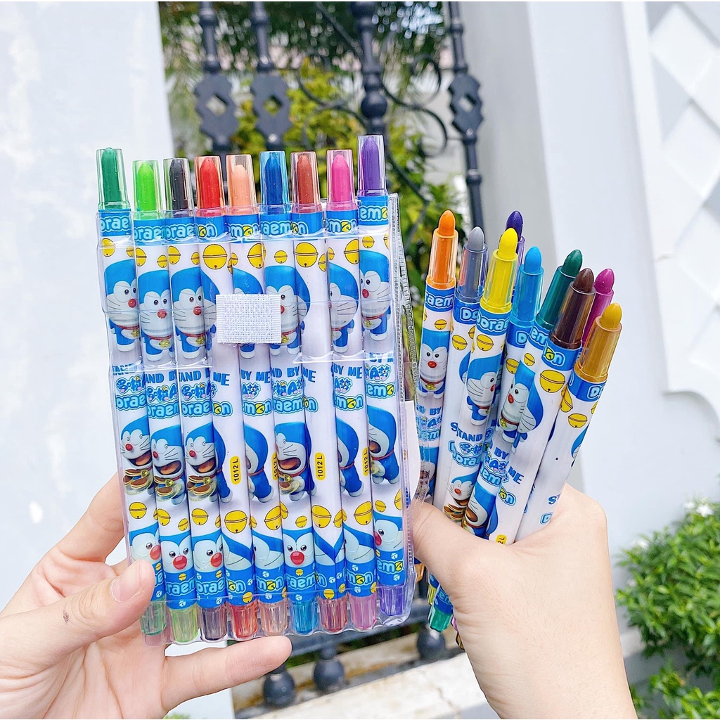 Sáp màu vặn học sinh xịn dễ xài , tiện dụng giá rẻ
