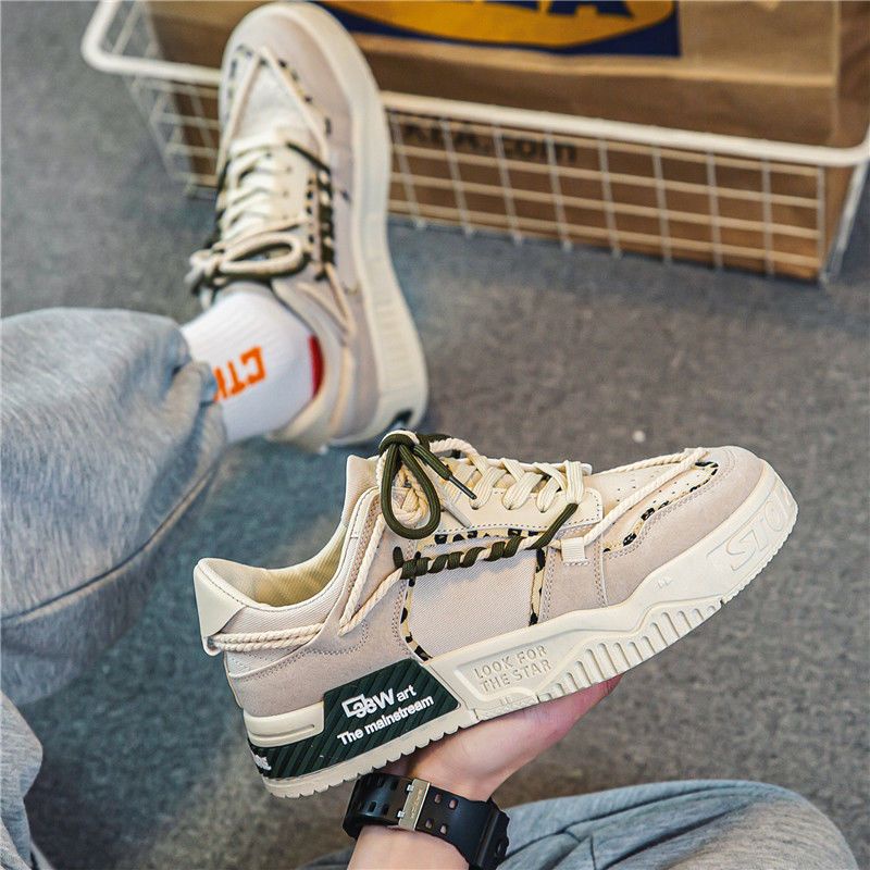 Giày Thể Thao Vải canvas Đế Dày Thời Trang Cá Tính Cho Nam