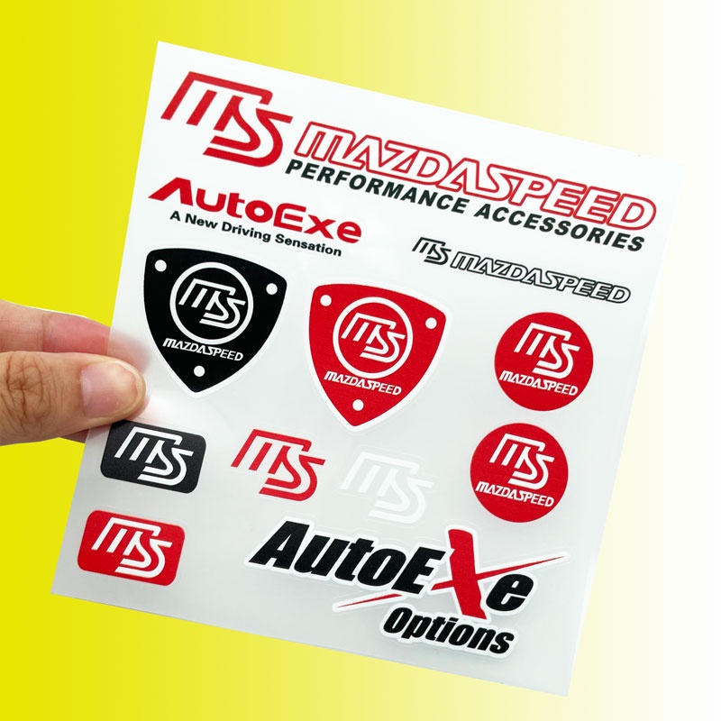 Miếng Dán Trang Trí Xe Hơi Mazda 2 3 6 MS Speed CX-5 CX-4 M6 M3 Axela Atenza RX8
