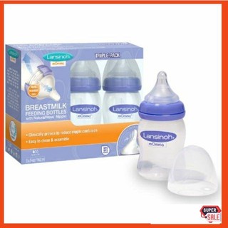 Bình sữa 𝐋𝐀𝐍𝐒𝐈𝐍𝐎𝐇 𝐌𝐎𝐌𝐌𝐀 160ml/240ml (chọn size núm)