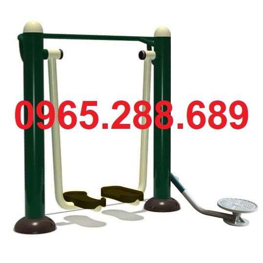 THIẾT BỊ ĐI BỘ CHẠY BỘ TRÊN KHÔNG KẾT HỢP XOAY EO CÔNG VIÊN THỂ THAO ĐƠN NGOÀI TRỜI SPORT LIFE