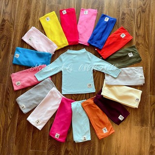 Áo giữ nhiệt cho bé trai và bé gái cổ lọ 3 phân chất bozip mềm mịn đủ size 6-19kg
