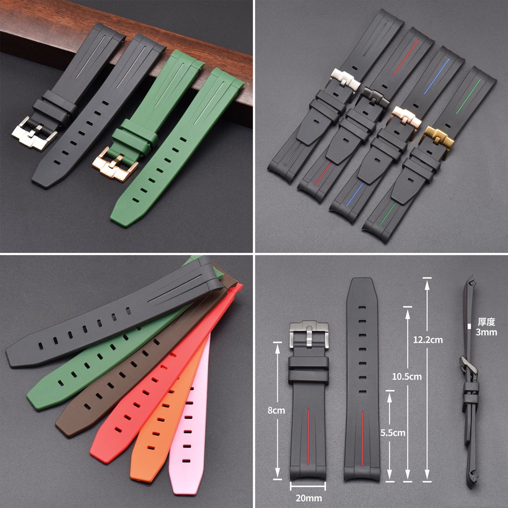 Dây Đeo Silicone 20mm Cho Đồng Hồ Swatch OMG MoonSwatch ZOSHK1 4 Màu Lựa Chọn