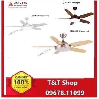 Quạt trần đèn cao cấp QT04 các màu Asia