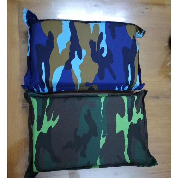 Gối hơi màu rằn ri