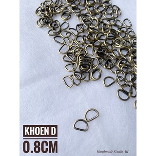 Combo 10 KHOEN D 0.8cm- Màu Đồng Sáng